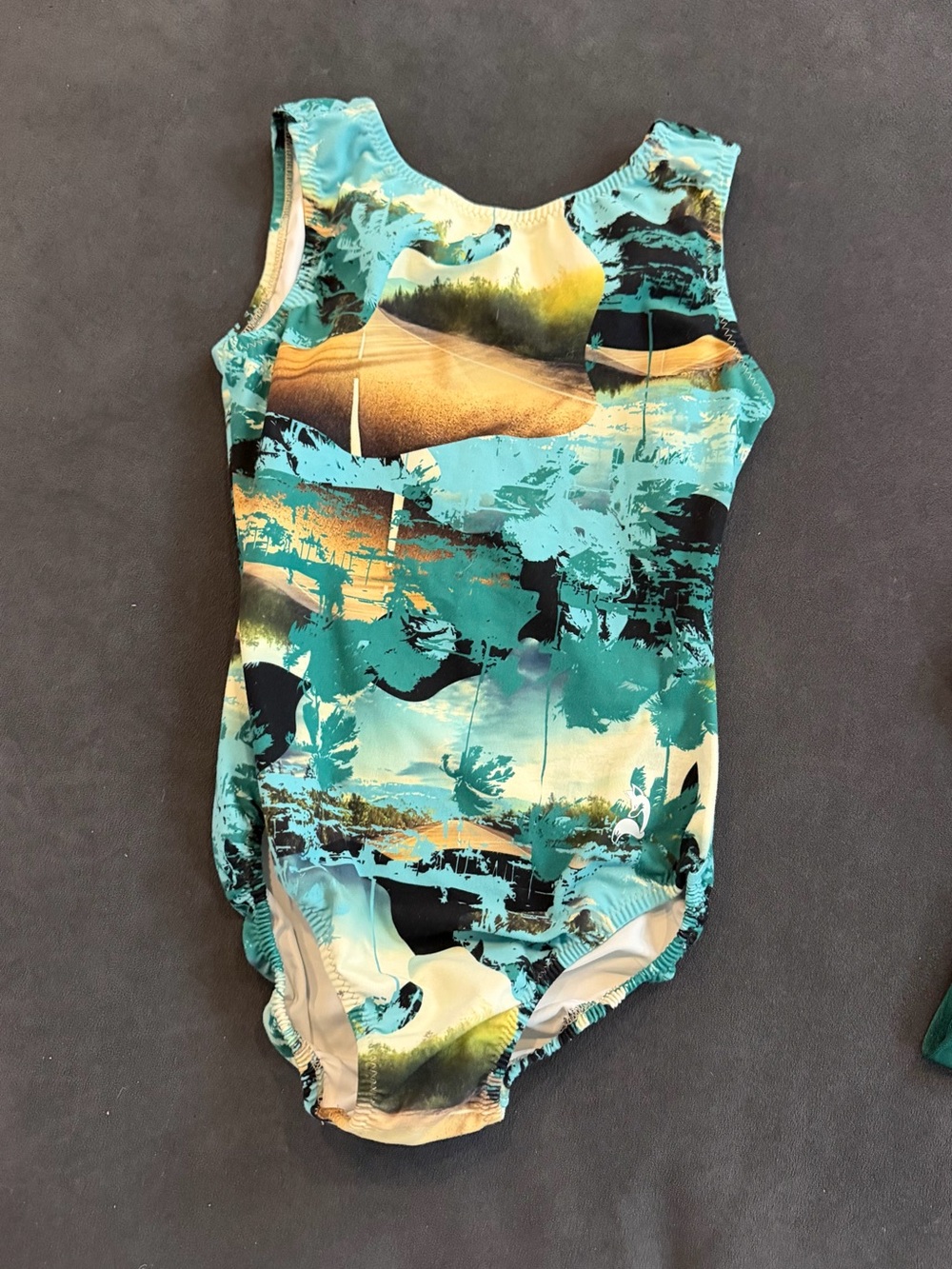 Foxy Soft Girl’s Gymnastics Leotard. Sz 12. No tag.